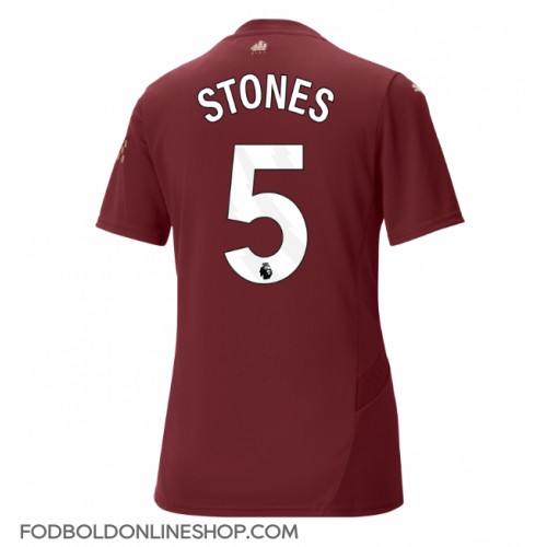 Manchester City John Stones #5 Tredjetrøje Dame 2024-25 Kortærmet